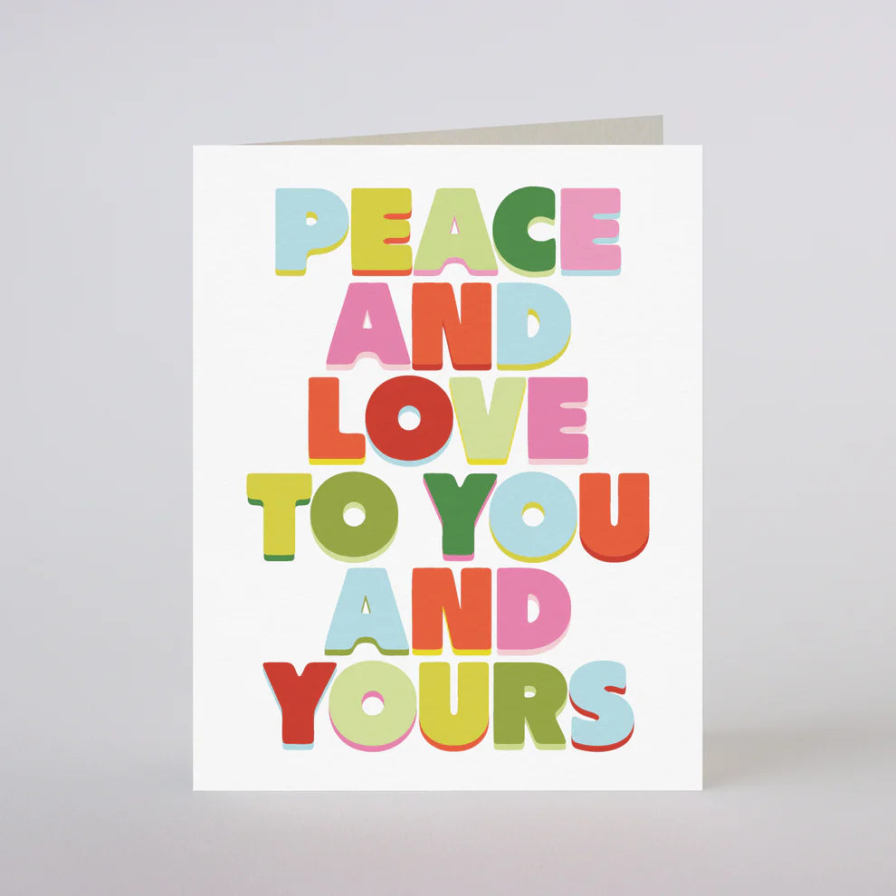 Peace and Love Card