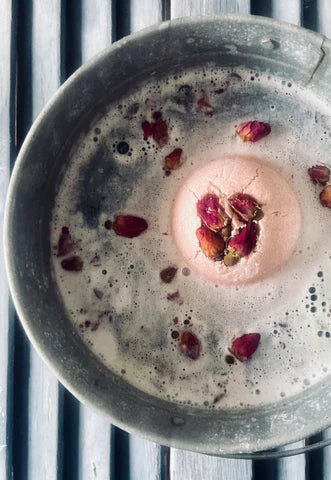 Cranberry Rose Bath Bomb